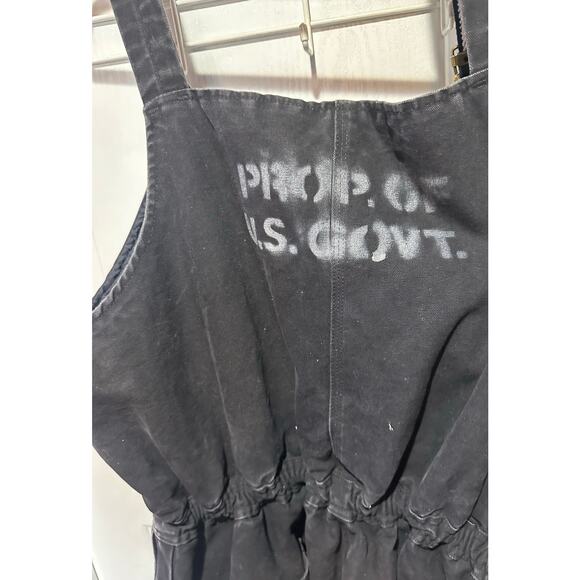 Vtg Carhartt Canvas Quilt Lined Double Knee Duck Overalls XXL USA Distressed - Picture 4 of 8